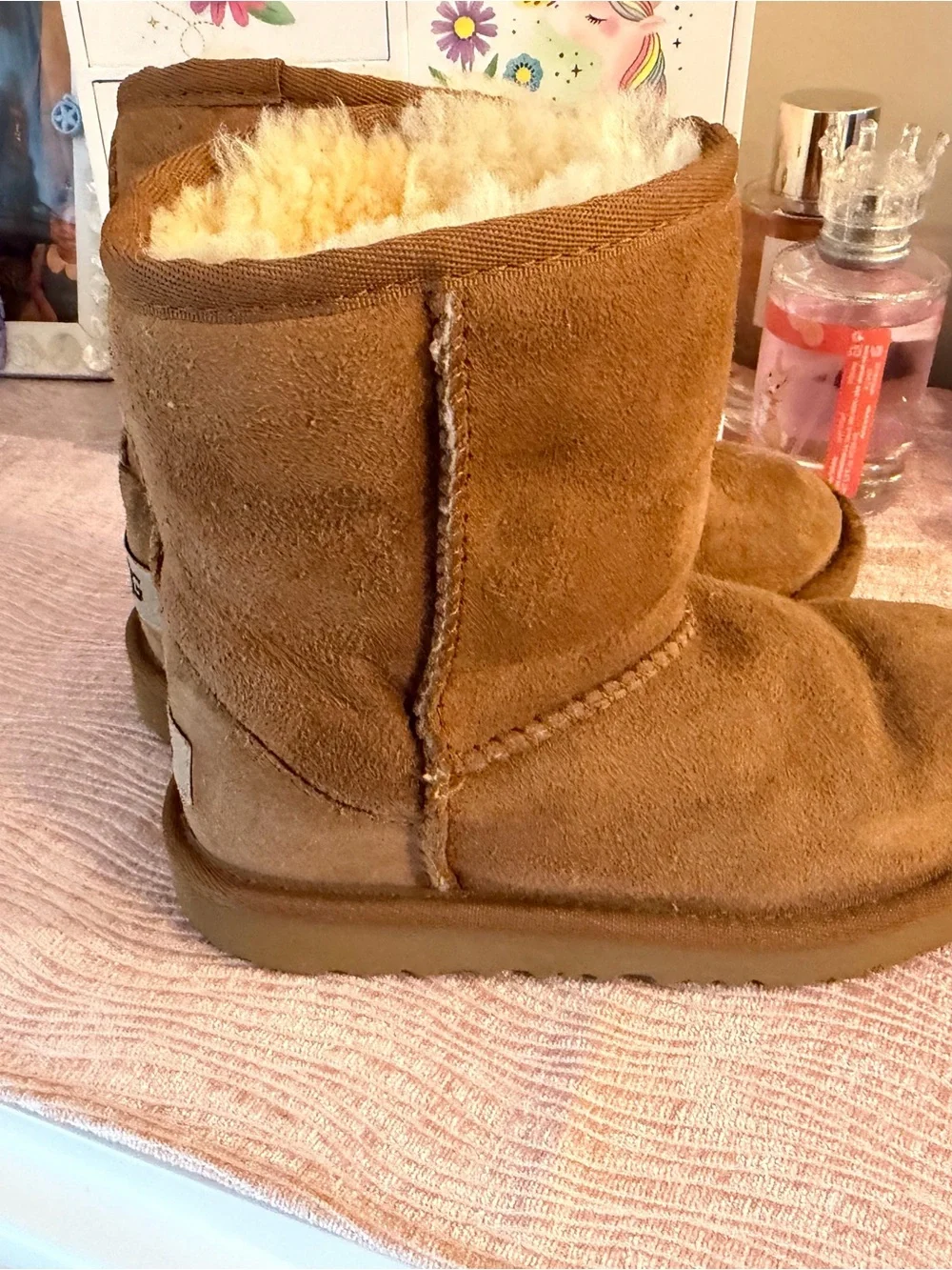 UGG Kids Chestnut Classic Shearling Boots